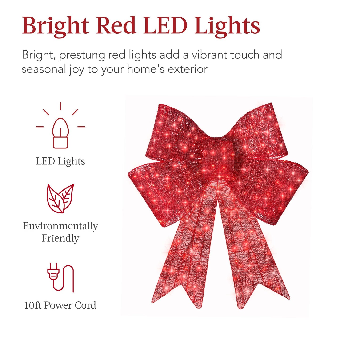 🔥Last day Promotion 49% OFF🎁✨🎄 LIT CHRISTMAS BOW 🎀