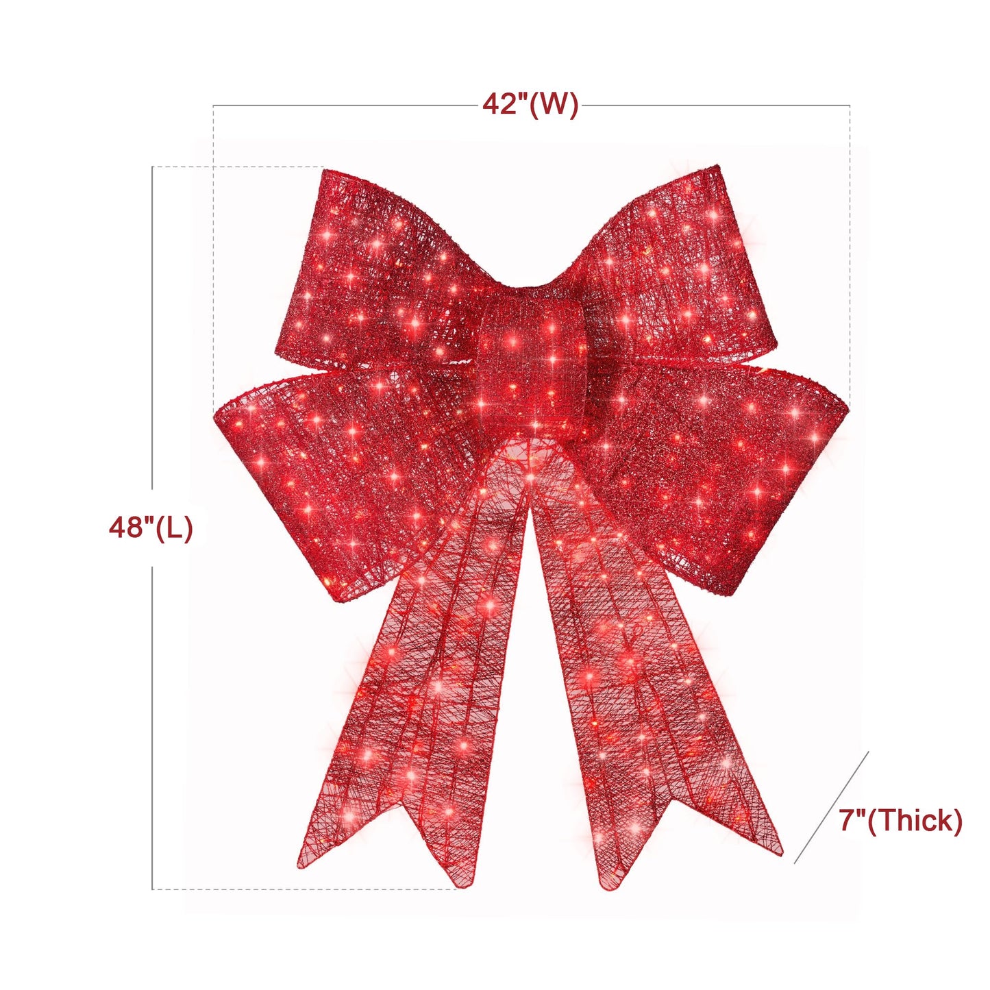 🔥Last day Promotion 49% OFF🎁✨🎄 LIT CHRISTMAS BOW 🎀