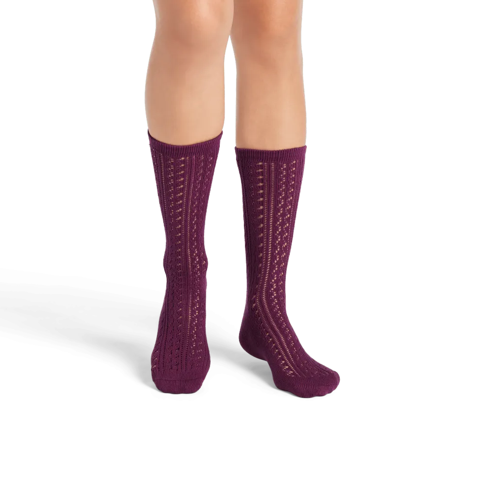 Women¡¯s Pointelle Calf Sock 3-Pack