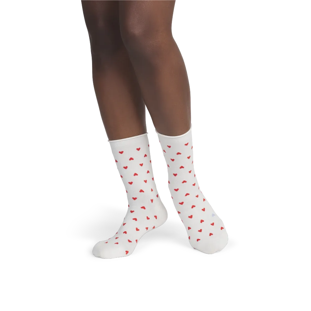Women¡¯s Hearts Half Calf Sock 4-Pack