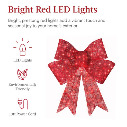 🔥Last day Promotion 49% OFF🎁✨🎄 LIT CHRISTMAS BOW 🎀