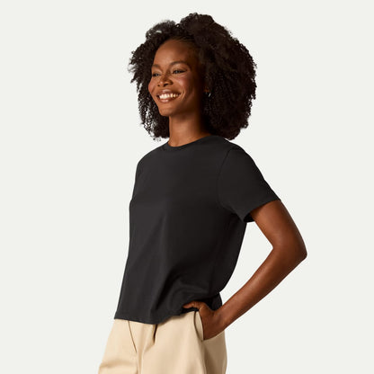 Women's Pima Cotton Crew Neck T-Shirt 3-Pack