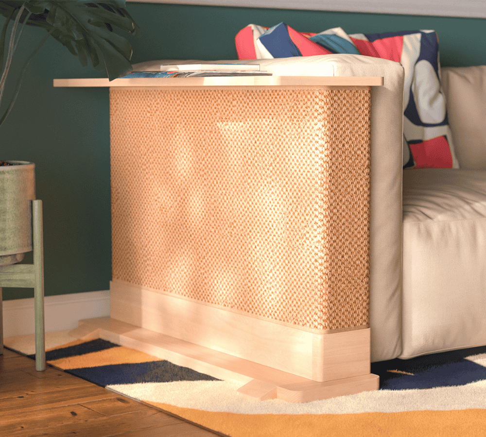 Cat-Friendly Corner Side Table