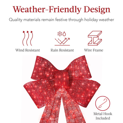 🔥Last day Promotion 49% OFF🎁✨🎄 LIT CHRISTMAS BOW 🎀