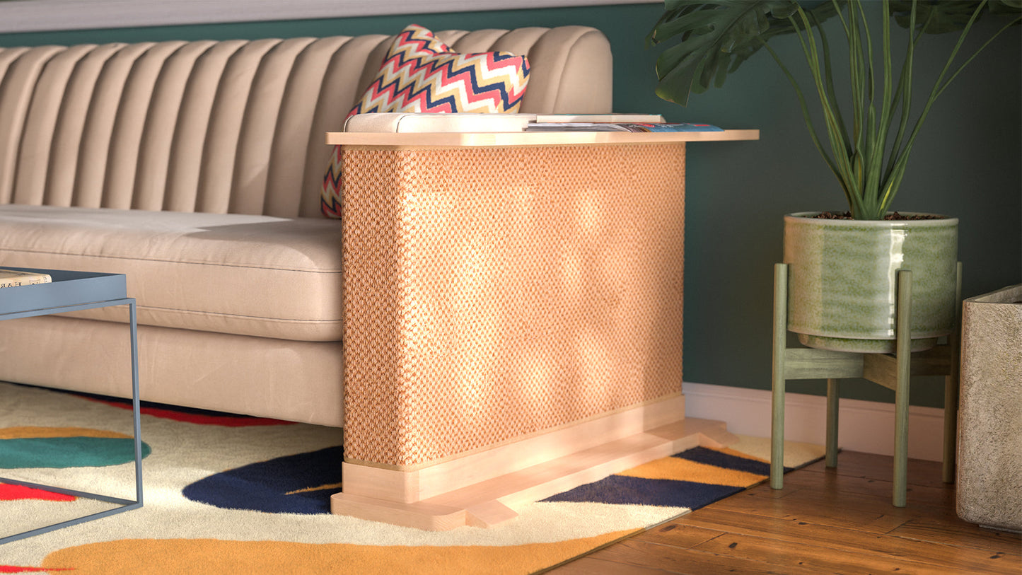 Cat-Friendly Corner Side Table