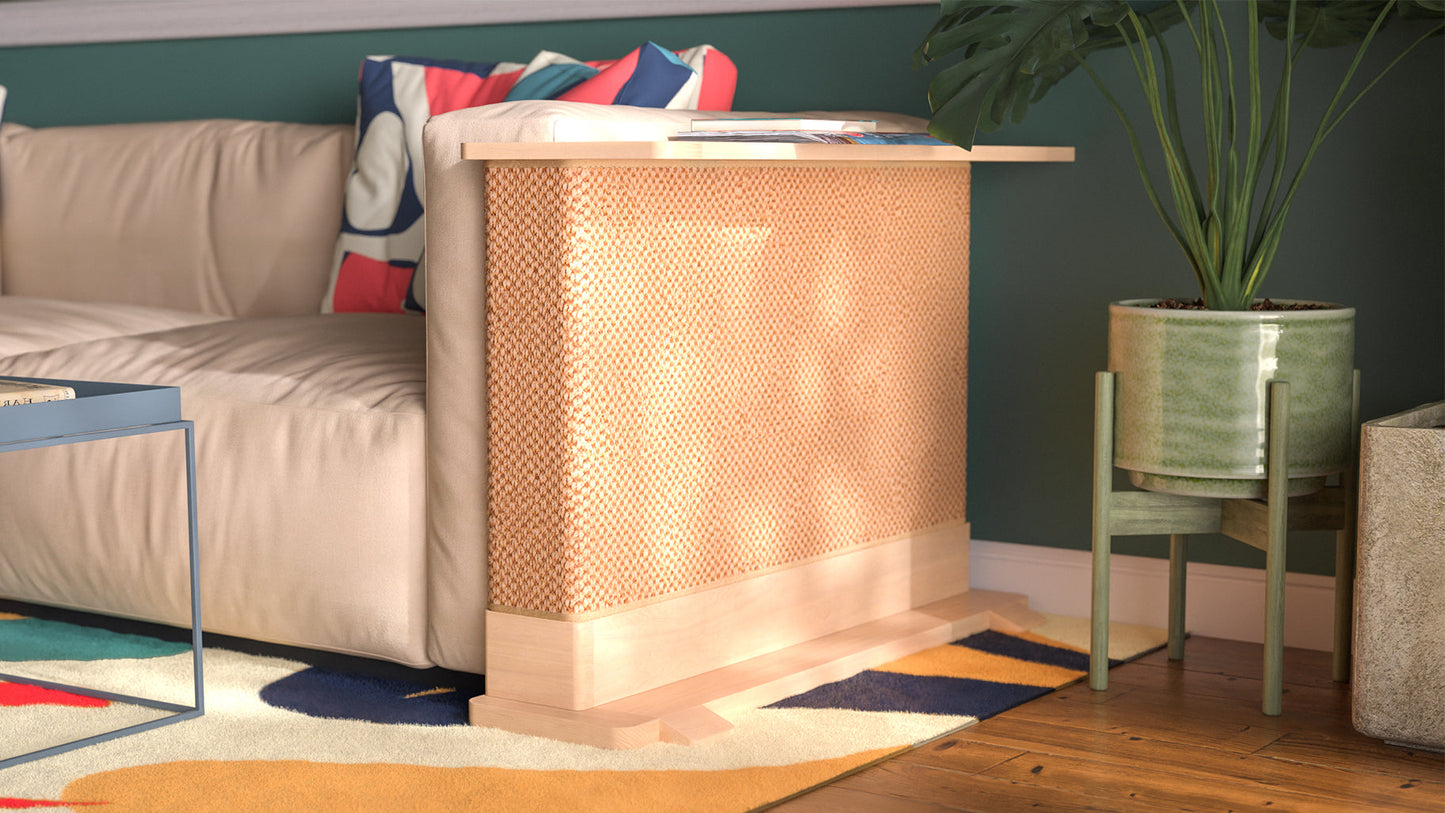 Cat-Friendly Corner Side Table