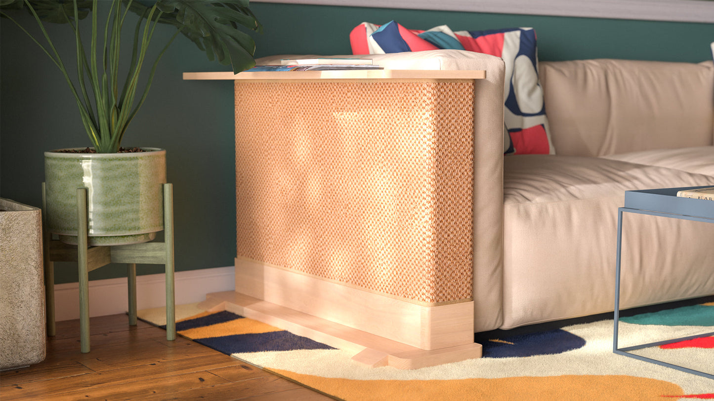 Cat-Friendly Corner Side Table