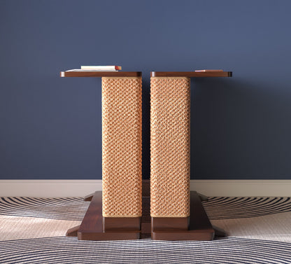 Cat-Friendly Corner Side Table