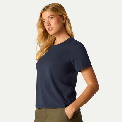 Women's Pima Cotton Crew Neck T-Shirt 3-Pack