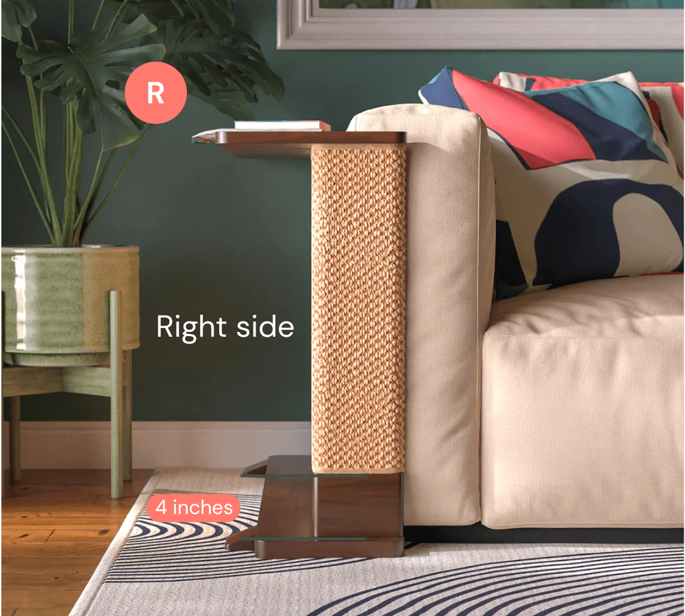Cat-Friendly Corner Side Table
