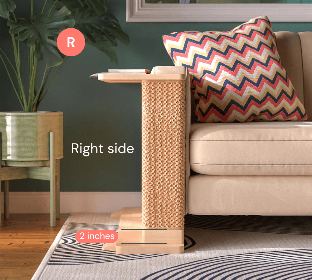 Cat-Friendly Corner Side Table